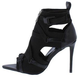 New Black Discovery Sandals